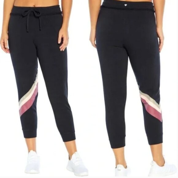 Wildfox Pants - NWT Wildfox Cosmic Relaxed Fit Jogger Pants w/ Striped Logo Detail